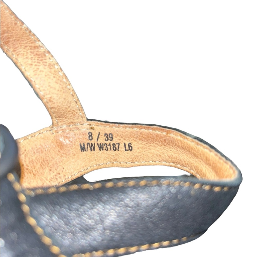 Born Beaded Flat Sandals Black Women's Size 8 - Picture 7 of 8